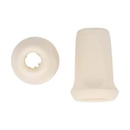 Picture of cord end - for cords up to 4mm thickness - cream - 10 pieces