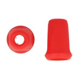 Picture of Cord end - for cords up to 4mm thickness - red - 10 pieces