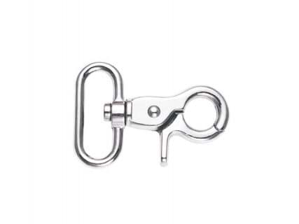 Picture of scissor carabiner made of zinc die-casting - 5,7cm long - 25mm hole - 1 piece