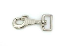 Picture of bolt carabiner 8,5cm - made of zinc die-casting - for 20mm wide webbing - 1 piece