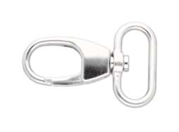 Picture of snap hook made of zinc die-casting, for 25mm webbing, 5,2cm long - 10 pieces