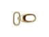 Picture of snap hook made of zinc die-casting, for 25mm webbing, 5,2cm long - golden - 10 pieces *NEW*