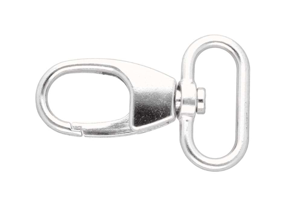 Picture of carabiner made of zinc die casting, for 25mm webbing, 5,2cm long - 50 pieces