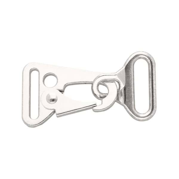 Picture of carabiner flat made of zinc die casting - for 25mm wide webbing - 1 piece