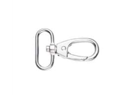 Picture of snap hook made of zinc die-casting, for 30mm webbing, 5,9cm long - 1 piece