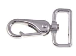 Picture of carabiner made of zinc die casting, for 30mm webbing, 6,4cm long - 1 piece