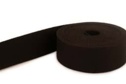 Picture of 5m belt strap / bags webbing - color: dark brown - 30mm wide