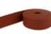 Picture of 1m belt strap / bags webbing - color: auburn / rust  - 40mm wide