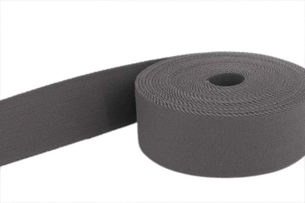 Picture of 50m  roll belt strap / bags webbing-color: gray - 40mm wide