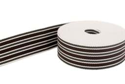 Picture of 1m belt strap / bags webbing - colour: three-colour stripe 341 - 40mm wide