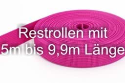 Picture of Restpostenbox 30mm breites PP-Gurtband 1,8mm stark, 25m - pink (UV)