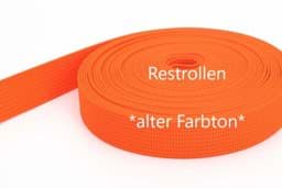 Picture of Restpostenbox 30mm breites PP-Gurtband 1,8mm, 20m - orange (alter Farbton) (UV)