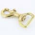 Picture of bolt carabiner 7,8cm made of brass, for 25mm webbing - 1 piece
