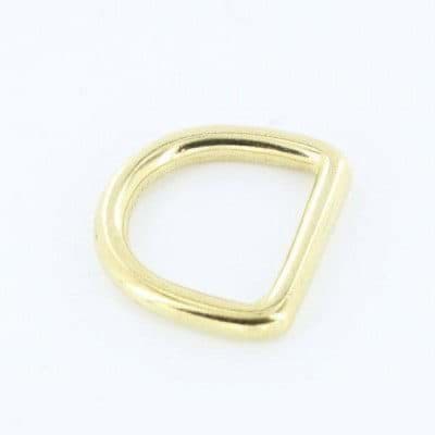 Picture of Brass D-rings, 29mm inner dimension - 10 pieces