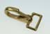 Picture of carabiner made of brass - 20mm passage - with snap hook - 1 piece