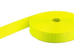 Picture of 50m PES webbing - 20mm wide - 1mm thick - fluorescent pink (UV)