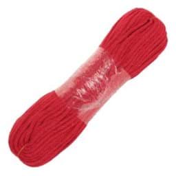 Picture of 50m cotton cord / BW cord - 5mm thick - Color: red