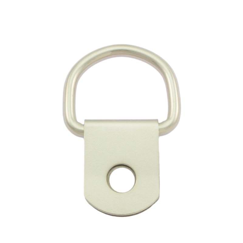 Picture of 20mm D-Ring mit Clip - Stahl vernickelt - 1 Stück