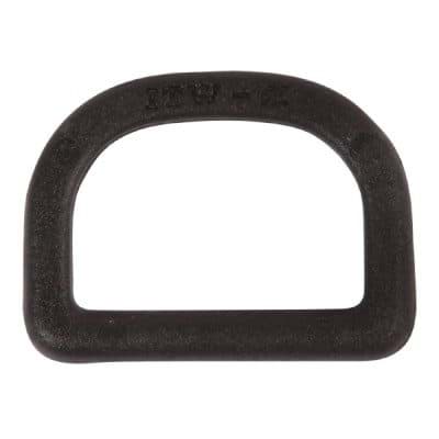 D-Ring aus Nylon für 40mm breites Gurtband - 1 Stück