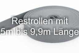 Picture of Restpostenbox 25mm breites PP-Gurtband 1,8mm stark, 25m - grau (UV)