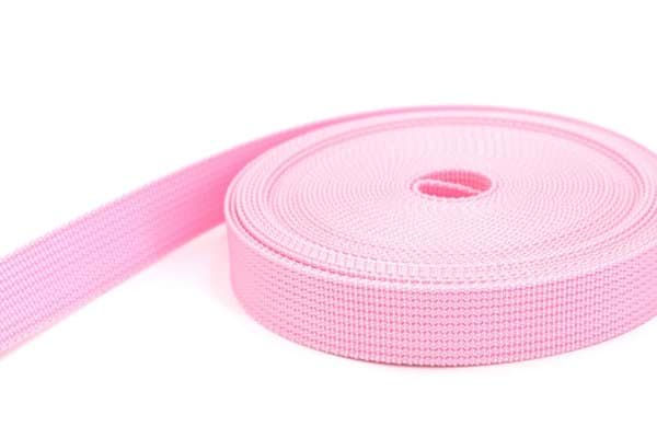 Picture of 10m PP webbing - 25mm width - 1,8mm thik - rose (UV)