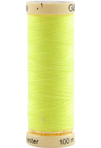 Picture of Gütermann Sew-all Thread NEON - 100m - color: neon yellow 3835