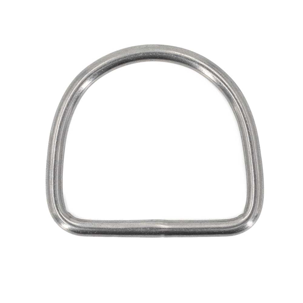D-Ring aus V4A Edelstahl, 40mm Innenmaß, 4mm Stärke - 1 Stück
