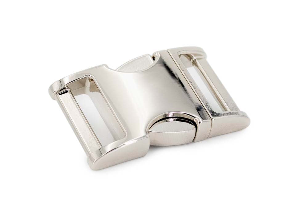 Picture of *B-Ware* Zinc Max Steckschließer - 38mm Durchlass - hochglanz vernickelt - 1 Stück