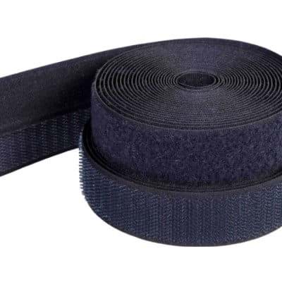4m Velcro (Hook & Loop), 30mm wide, color: dark blue - for sewing