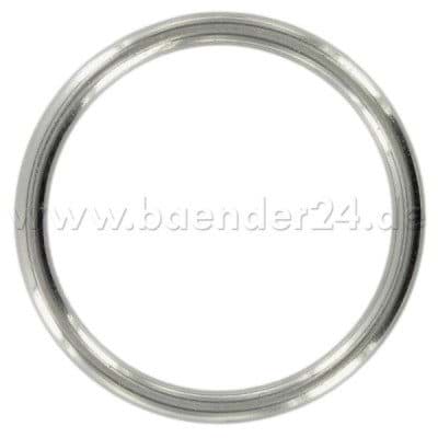 30mm Rundring (Innenmaß) aus V4A Edelstahl, geschweisst - 1 Stück
