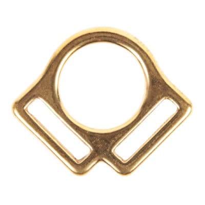 Halfterring aus Messing für 25mm breites Gurtband