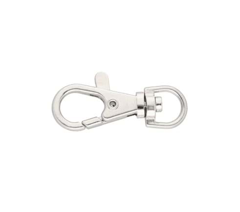Karabinerhaken aus Zinkdruckguss, 9 x 39mm rund - 1 Stück
