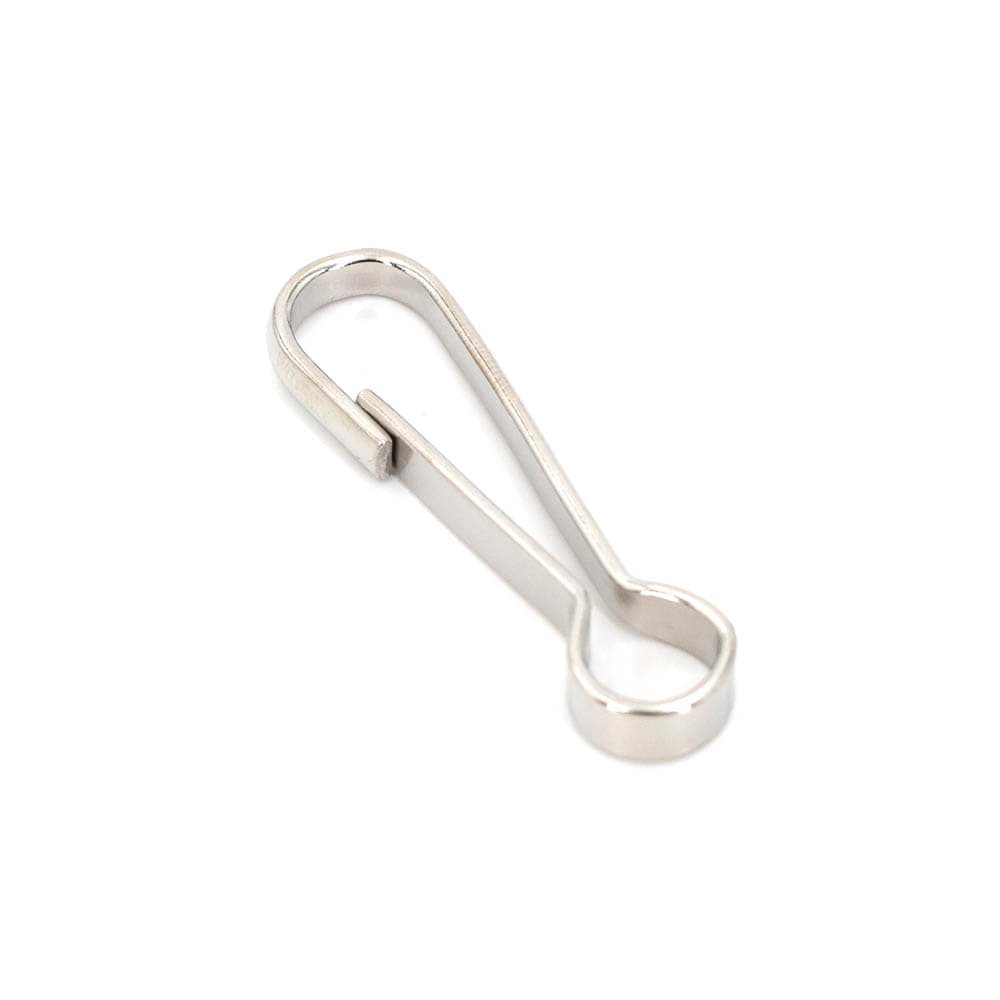 Simplexhaken aus Stahldraht, vernickelt, 6,1cm