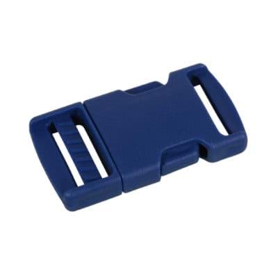 Steckschließer aus Kunststoff, Farbe: blau, für 30mm Gurtband