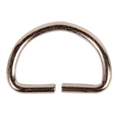 Picture of 40mm D-Ring ungeschweißt /offen, aus Stahl, vernickelt - 1 Stück