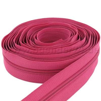 Picture of 5m slide fastener, 5mm rail, color: orchid rose