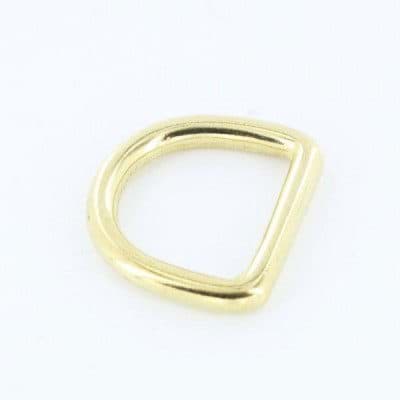 Picture of D-Ring aus Messing, 25mm Innenmaß, 5mm dick - 1 Stück