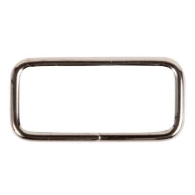 Picture of Schlaufe / Vierkantring - aus Stahl - vernickelt - 20mm Durchlass