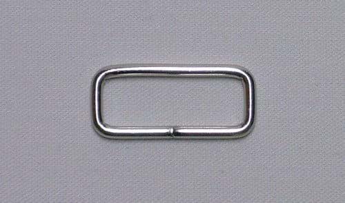 Picture of Schlaufe / Vierkantring - aus Stahl - vernickelt - 20mm Durchlass