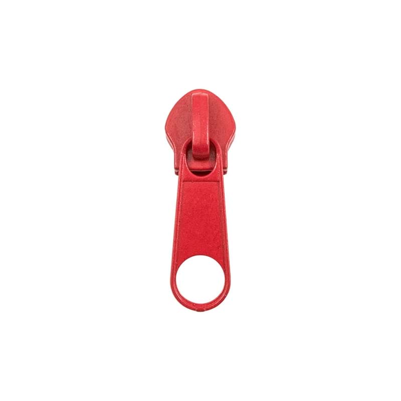 Picture of Slider for slide fastener with 8mm rail, color: red - 10 pieces