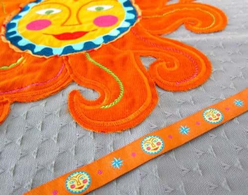 Picture of 1m Webband Design by farbenmix, 15mm breit, LightUp! Sonnenband