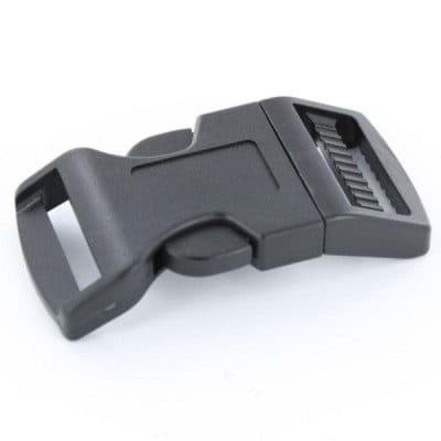 Picture of Gebogene Steckschließer für 10mm breites Gurtband - einseitig regulierbar - 50 Stück