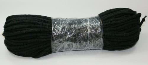 Picture of 50m cotton cord / BW cord - 5mm thick - Color: black