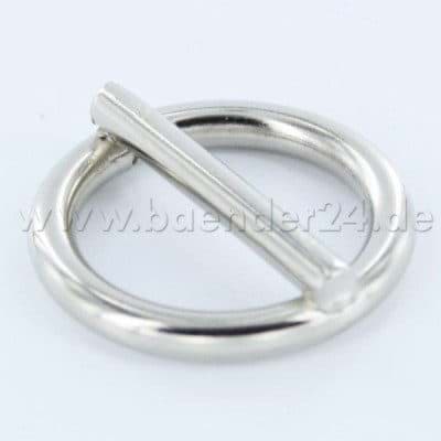 Picture of 20mm Stegring (Innenmaß) - geschweißt aus Stahl - vernickelt - 10 Stück