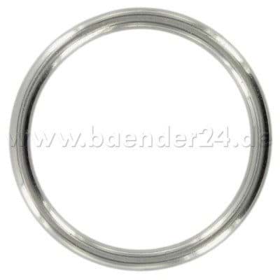 Picture of 40mm Rundring (Innenmaß) aus V4A Edelstahl, geschweisst - 10 Stück