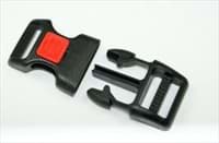 Picture of safety buckle curved for 15mm wide webbing - 10 pieces