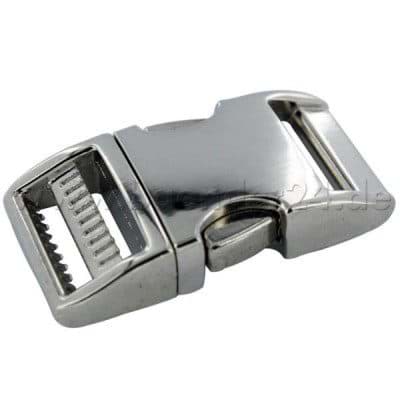 Picture of Steckschließer aus Alu für 25mm breites Gurtband, einseitig regulierbar - 1 Stück