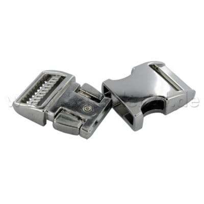 Picture of *B-Ware* Steckschließer aus Alu für 25mm breites Gurtband, einseitig regulierbar - 1 Stück