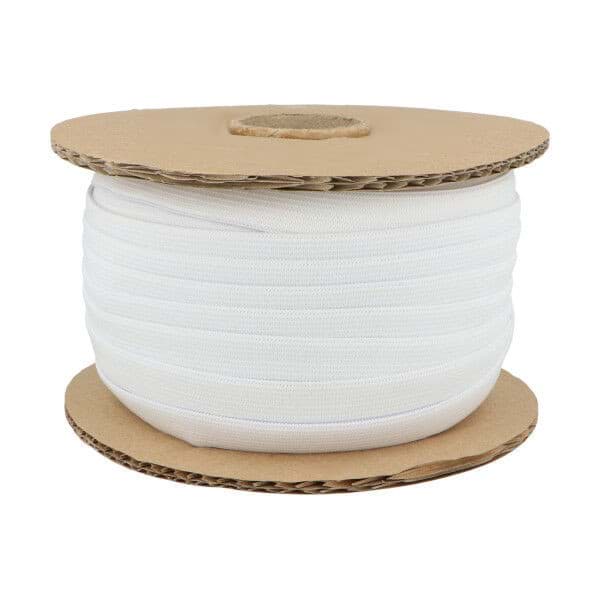 Picture of 15mm breites Gummiband aus Polyester - 50m Rolle - weiß