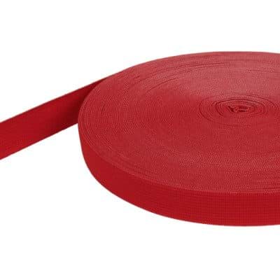 Picture of 20mm breites Gummiband aus Polyester - 25m Rolle - rot